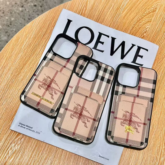 Burberry iPhone Cases with Card Holder