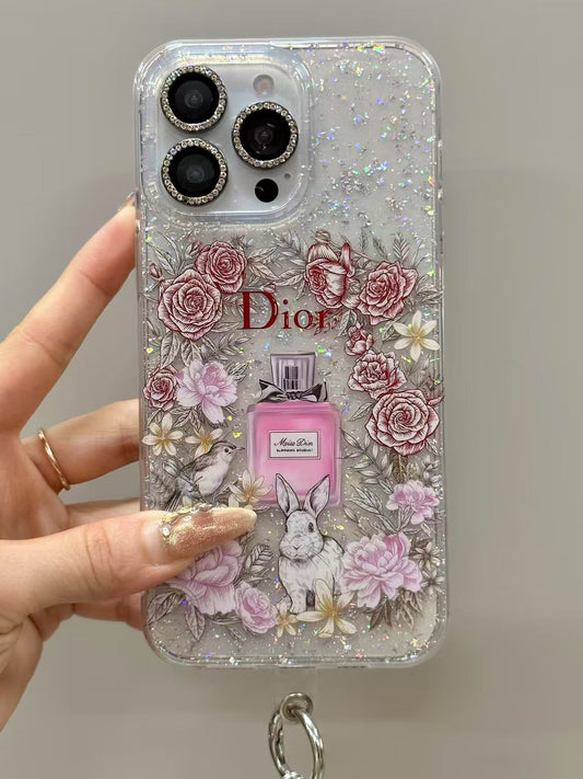 Fashionable Christian Dior Phone Cases Glittery
