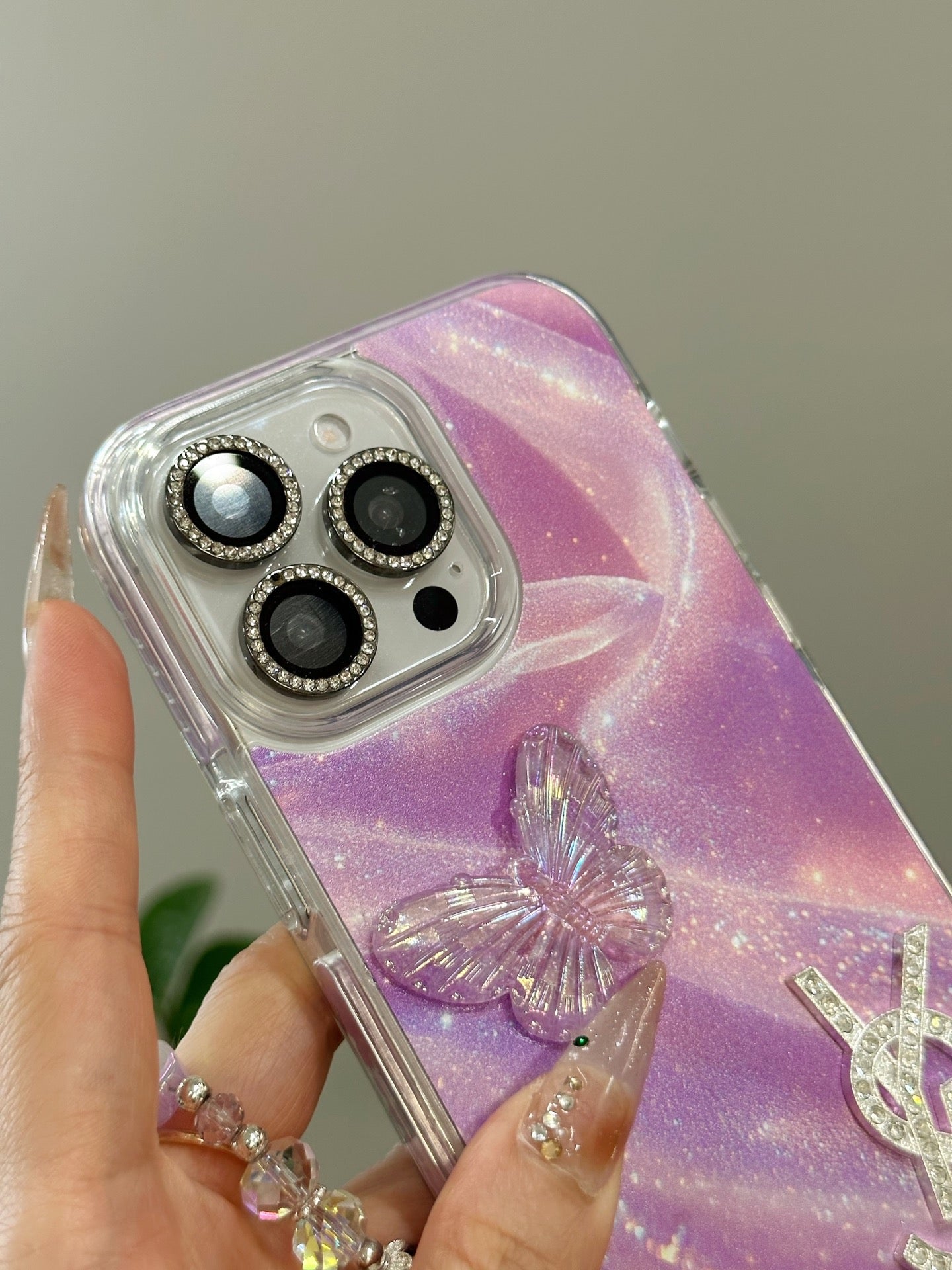 Louis Vuitton / Chanel / Ysl Phone Cases Purple