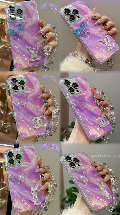 Louis Vuitton / Chanel / Ysl Phone Cases Purple