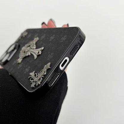 Chrome Hearts Black iPhone Cases
