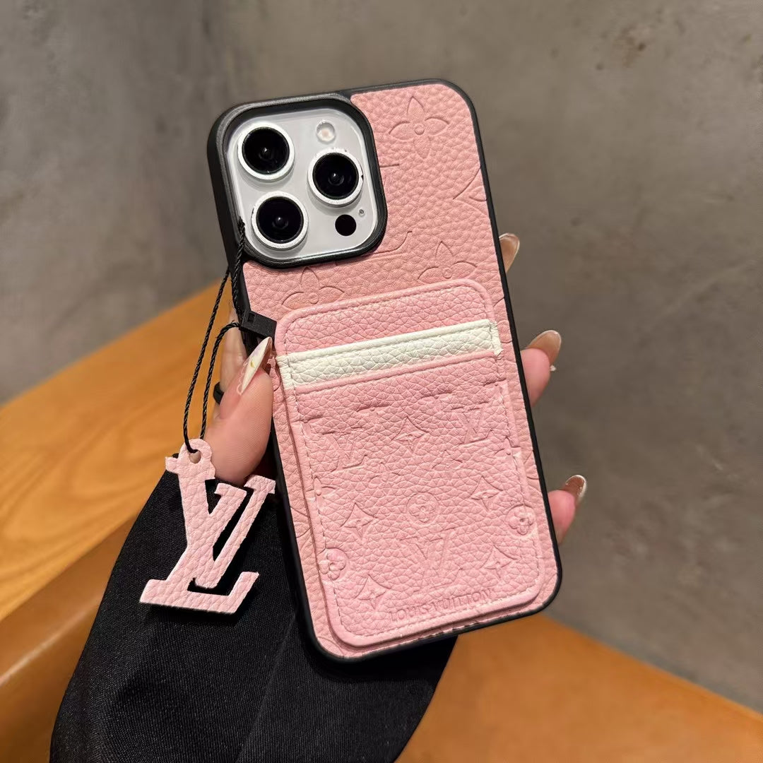 Louis Vuitton iPhone Cases with Crad Holder Durable