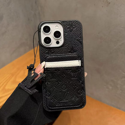 Louis Vuitton iPhone Cases with Crad Holder Durable