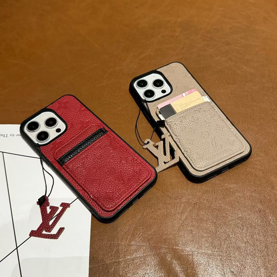 Louis Vuitton iPhone Cases with Crad Holder Durable