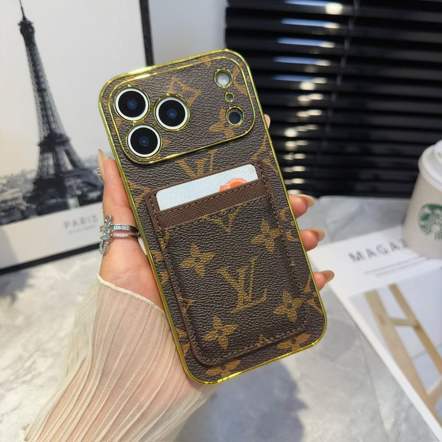 Yebo Fashion Sleek iPhone Case with Card Case