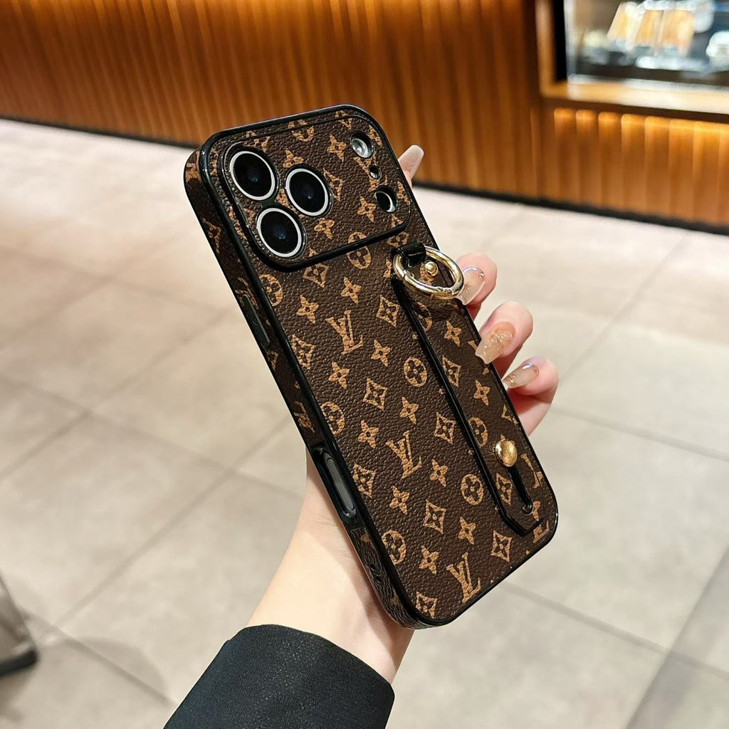 Luxury Shockproof Yebo Fashion iPhone Case with Hand Grip