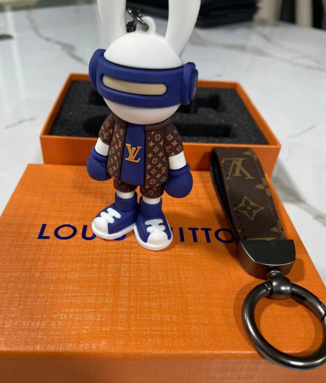 LV puppet keychain