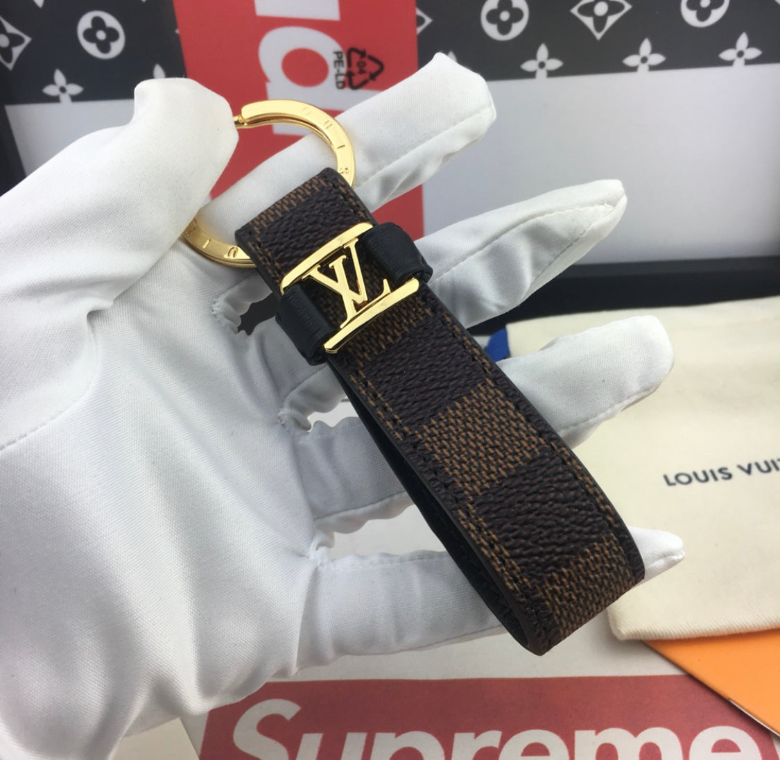 LV keychain