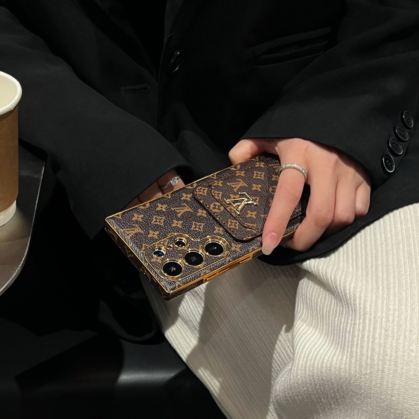 Louis Vuitton iPhone Cases with Card Holder Elegant