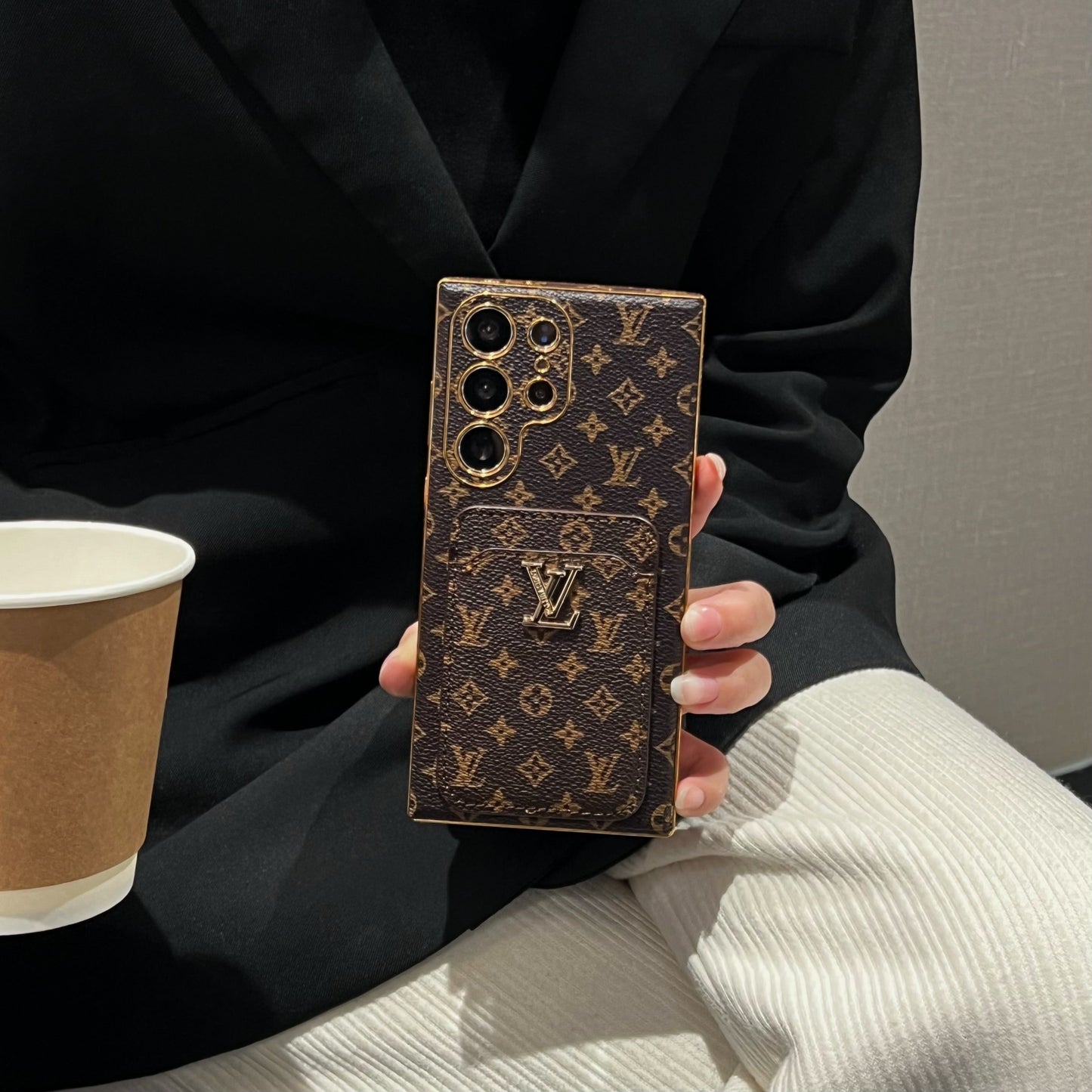 Louis Vuitton iPhone Cases with Card Holder Elegant