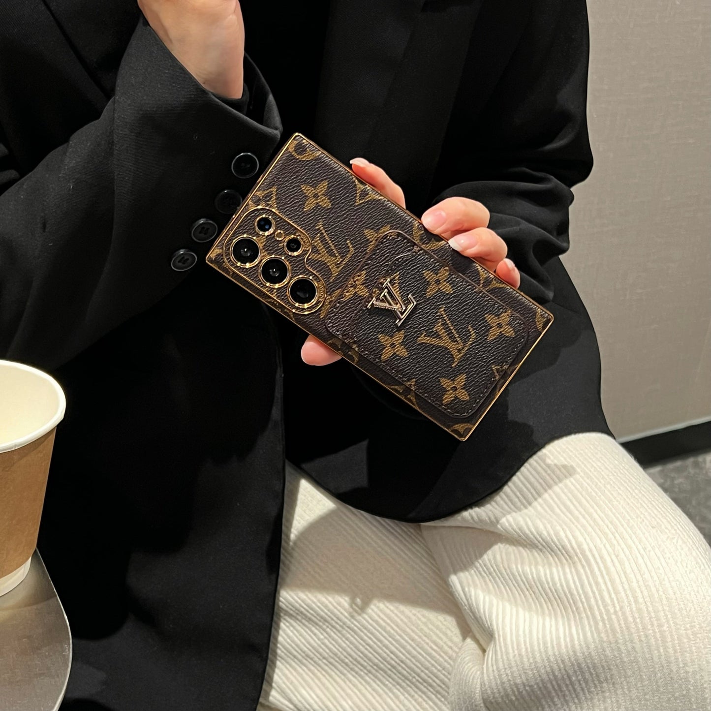 Louis Vuitton iPhone Cases with Card Holder Elegant