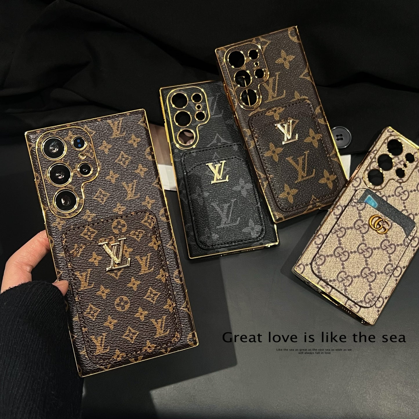 Louis Vuitton iPhone Cases with Card Holder Elegant