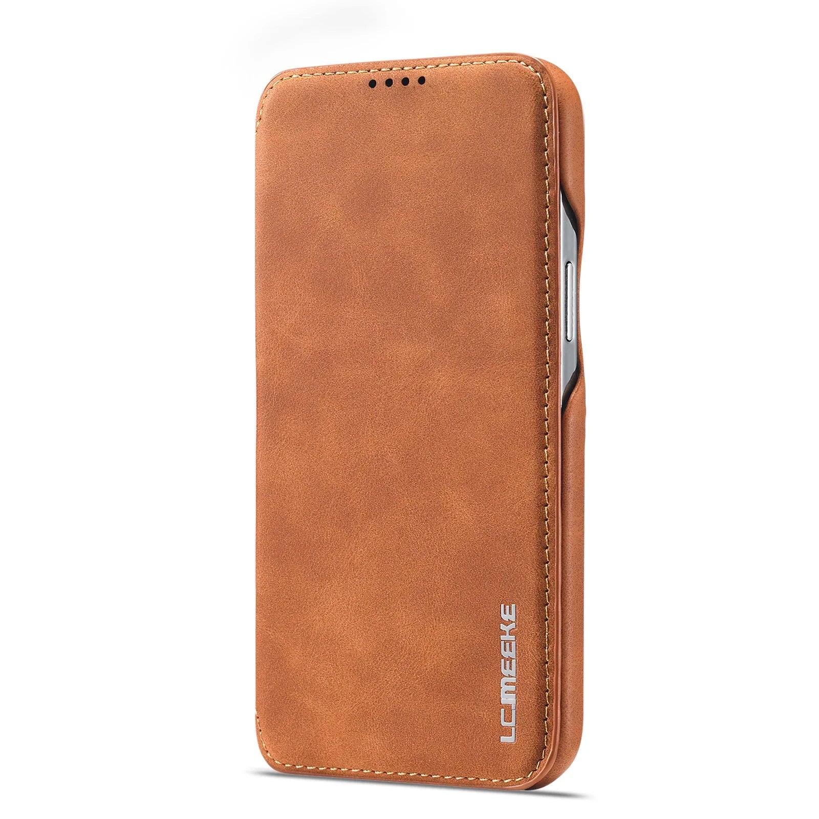 Leather Flip Wallet Phone Cover For iPhone 17 16 Pro Max Air 14 15 13 12 Mini 11 Pro XS Max XR 8 7 Plus SE Card Slots Book Bag