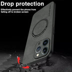 For Magsafe Luxury Leather Shockproof Phone Cases For iPhone 17 16 15 14 13 12 11 Pro Max Plus Magnetic Wireless Charging Cover