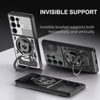Magnetic Holder Ring Shockproof Armor Phone Case For Samsung Galaxy S26 Ultra S 26 Plus 5G For Magsafe Wireless Charging Cover