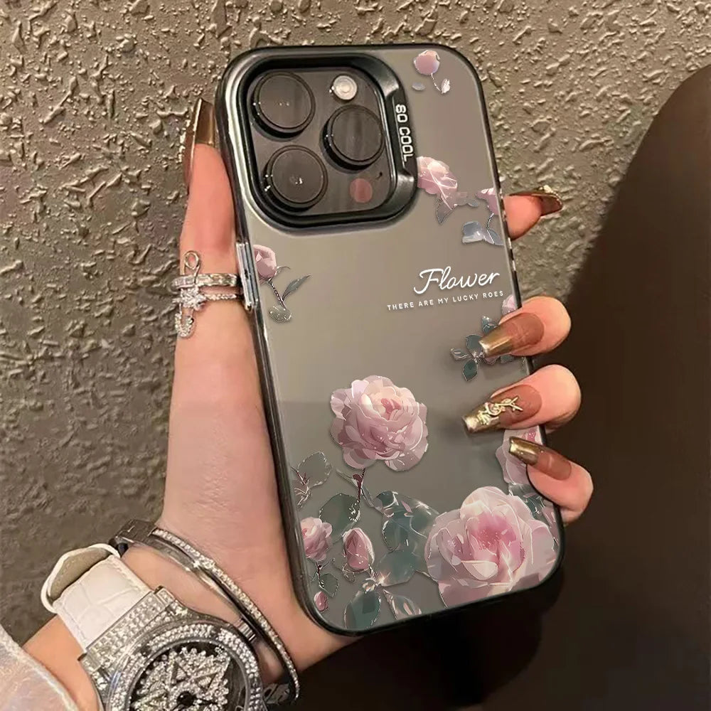 Leopard Print Phone Case For iPhone 16 13 15 14 11 12 17 Pro Max 16 Pro Max Shockproof Bumper Armour IMD Cover Funda Coque Shell