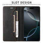 Magnetic Leather Case For iPhone 16 15 14 13 12 11 17 Pro Max 17Air 16 15 Plus 16e SE2 SE3 Business Flip Wallet Card Slot Cover