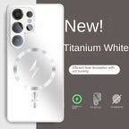 Ultra-thin AG Matte Magnetic For Magsafe Case For Samsung Galaxy S26 S25 S24 S23 Ultra Plus Glass Len Protector Shockproof Cover