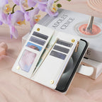 Crossbody Leather Case For Samsung Galaxy S26 S25 Edge S24 S23 Ultra S22 S21 FE Plus A17 A16 A36 A53 Zipper Card Wallet Cover