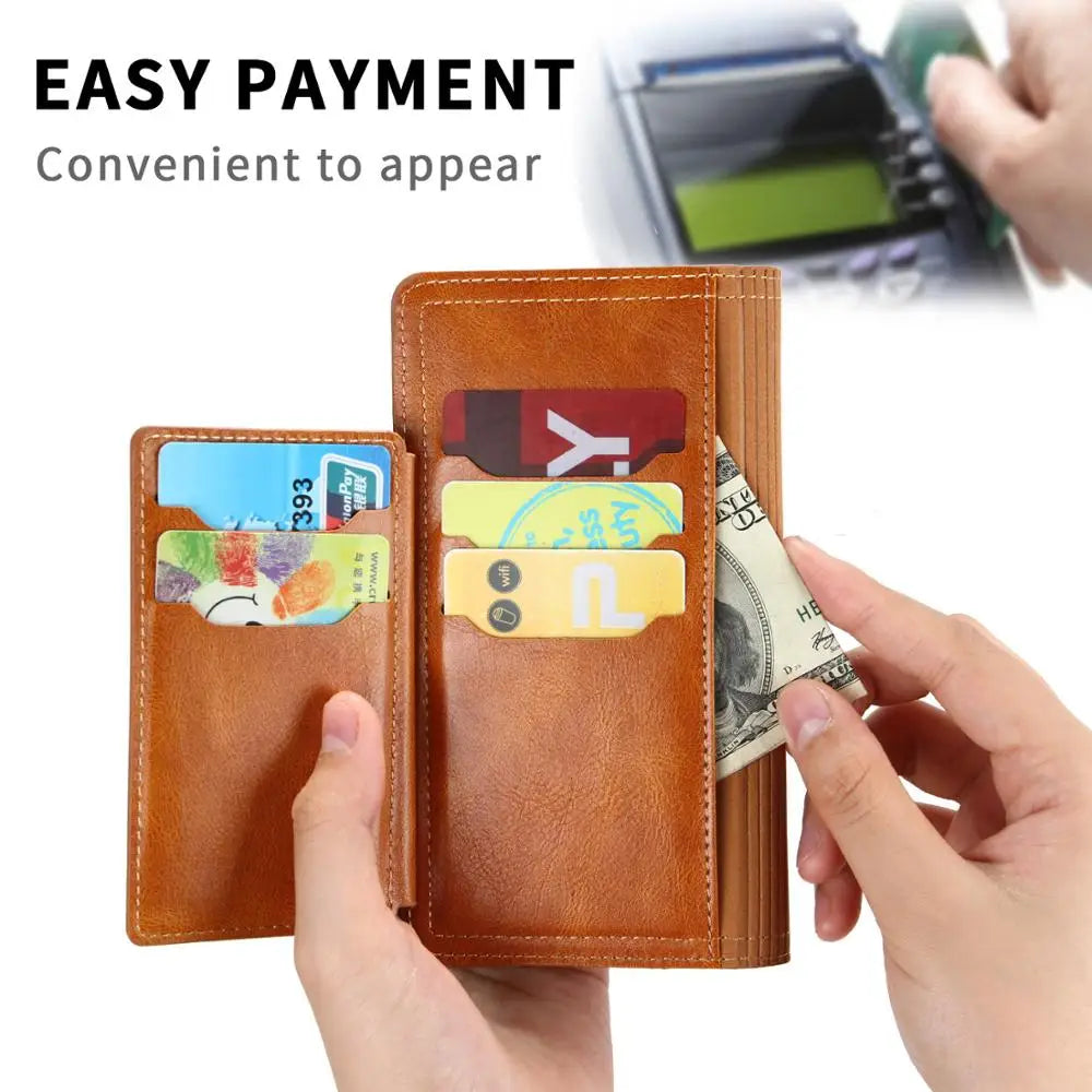 For Samsung Galaxy A53 A52 A72 A51 A71 A32 A21S A12 A52S Card Luxury Leather Zipper Flip Wallet Case For Samsung A53 5G Cover