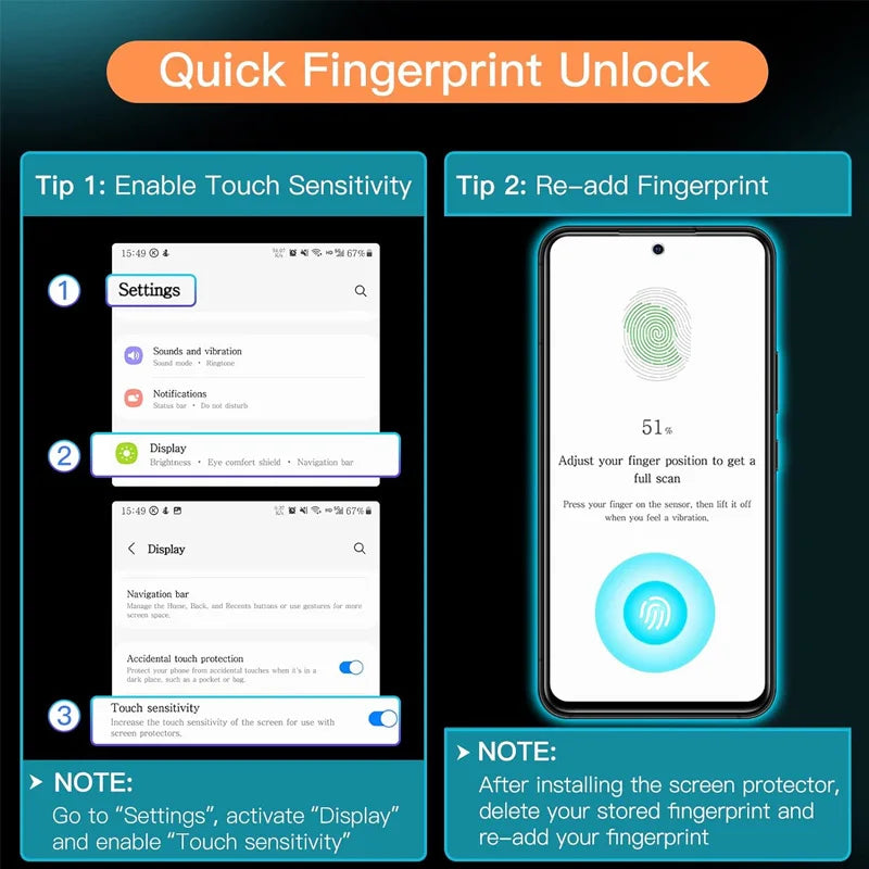 HD Screen Protector for Samsung S23 S26 A55 A35 A54 S25 Tempered Glass for Samsung S24 S21 S22 mica Galaxy S24 Ultra S23 FE