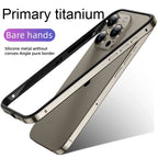 Hybrid Silicone Frame Aluminum Metal Phone Cases For iPhone 17 16 15 Pro Max 14 13 12 Better Heat Bumper