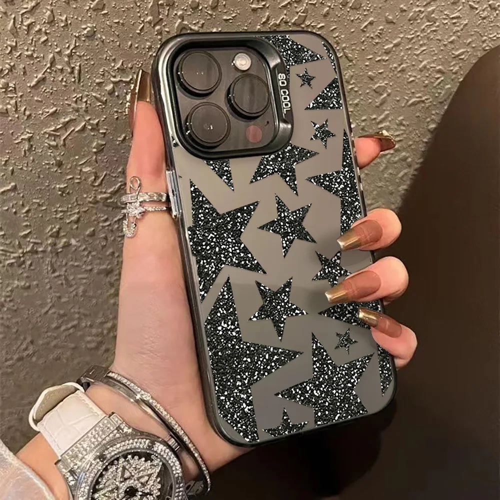 Leopard Print Phone Case For iPhone 16 13 15 14 11 12 17 Pro Max 16 Pro Max Shockproof Bumper Armour IMD Cover Funda Coque Shell