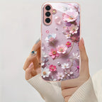 Tempered Glass Phone Case For Samsung S25 Ultra S26 S24 S23 S21 FE S22 Plus A56 5G A55 A54 A17 A36 A53 A52S A34 A16 Cases Cover