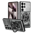 Magnetic Holder Ring Shockproof Armor Phone Case For Samsung Galaxy S26 Ultra S 26 Plus 5G For Magsafe Wireless Charging Cover