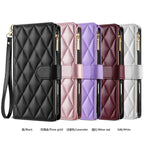 Crossbody Leather Case For Samsung Galaxy S26 S25 Edge S24 S23 Ultra S22 S21 FE Plus A17 A16 A36 A53 Zipper Card Wallet Cover