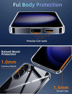 Ultra Thin Transparent Soft Case For Samsung Galaxy S26 S25 S24 S23 FE S22 Ultra Plus Clear Silicone Shell S26+ S25Edge Cover 24