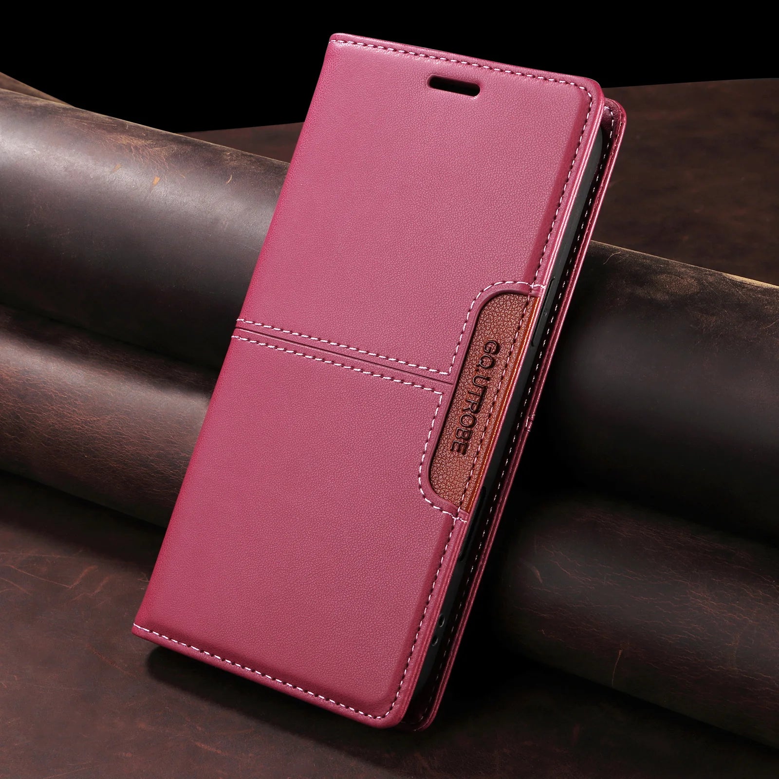 Magnetic Leather Case For iPhone 16 15 14 13 12 11 17 Pro Max 17Air 16 15 Plus 16e SE2 SE3 Business Flip Wallet Card Slot Cover