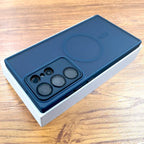 Luxury Matte Case For Samsung Galaxy S26 S25 S24 23 S22 Ultra Plus FE A17 A56 A55 A36 A35 A16 A15 5G 4G Magsafe Charge Cover