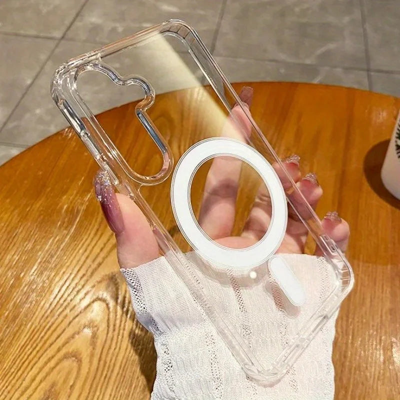 For Samsung Galaxy S26 Ultra Case For Magsafe Phone Cases Samsung S26 Plus Edge S26Ultra S 26 Magnetic Wireless Charging Cover