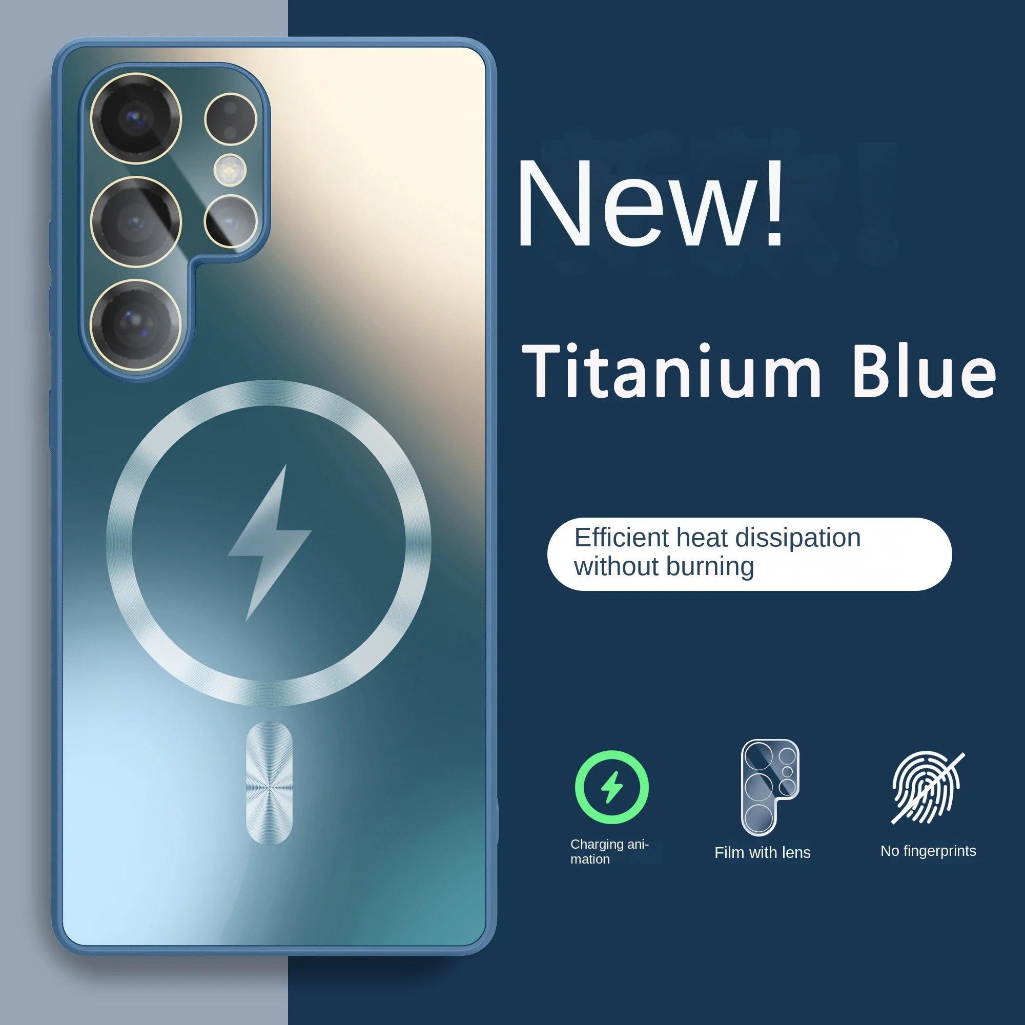 Ultra-thin AG Matte Magnetic For Magsafe Case For Samsung Galaxy S26 S25 S24 S23 Ultra Plus Glass Len Protector Shockproof Cover