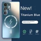 Ultra-thin AG Matte Magnetic For Magsafe Case For Samsung Galaxy S26 S25 S24 S23 Ultra Plus Glass Len Protector Shockproof Cover