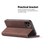 Flip Case for iPhone 17 16 15 Air 14 13 11 12 Mini Pro XS Max XR Plus Phone Bags Luxury Leather Wallet Cover with Stand Function