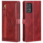 For Samsung Galaxy A53 A52 A72 A51 A71 A32 A21S A12 A52S Card Luxury Leather Zipper Flip Wallet Case For Samsung A53 5G Cover