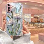 Tempered Glass Phone Case For Samsung S25 Ultra S26 S24 S23 S21 FE S22 Plus A56 5G A55 A54 A17 A36 A53 A52S A34 A16 Cases Cover