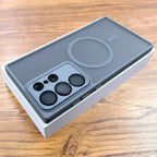 Luxury Matte Case For Samsung Galaxy S26 S25 S24 23 S22 Ultra Plus FE A17 A56 A55 A36 A35 A16 A15 5G 4G Magsafe Charge Cover