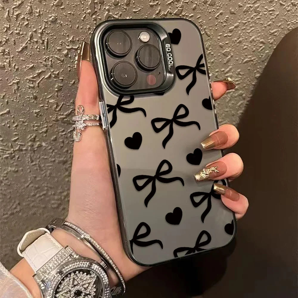 Leopard Print Phone Case For iPhone 16 13 15 14 11 12 17 Pro Max 16 Pro Max Shockproof Bumper Armour IMD Cover Funda Coque Shell