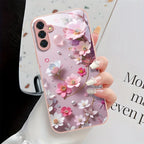 Tempered Glass Phone Case For Samsung S25 Ultra S26 S24 S23 S21 FE S22 Plus A56 5G A55 A54 A17 A36 A53 A52S A34 A16 Cases Cover
