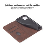 Flip Case for iPhone 17 16 15 Air 14 13 11 12 Mini Pro XS Max XR Plus Phone Bags Luxury Leather Wallet Cover with Stand Function
